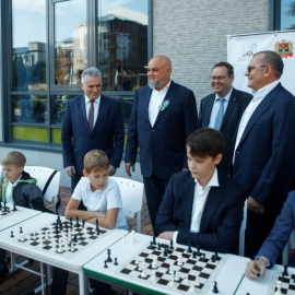 Открытие ресурсного учебного центра по шахматам - 25.08.2023